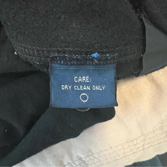 Ralph Lauren Black Wool Shirt mini Dress or Tunic - Picture 7 of 9